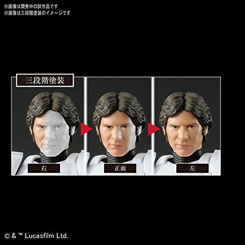 Bandai Han Solo Stormtrooper Star Wars, Bandai Star Wars Character Line 1/12
