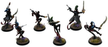 HARLEQUINS 6 Harlequin Troupes #1 WELL PAINTED Warhammer 40K