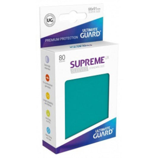 Ultimate Guard Sleeves Supreme Ux Petrol Blue 80Ct
