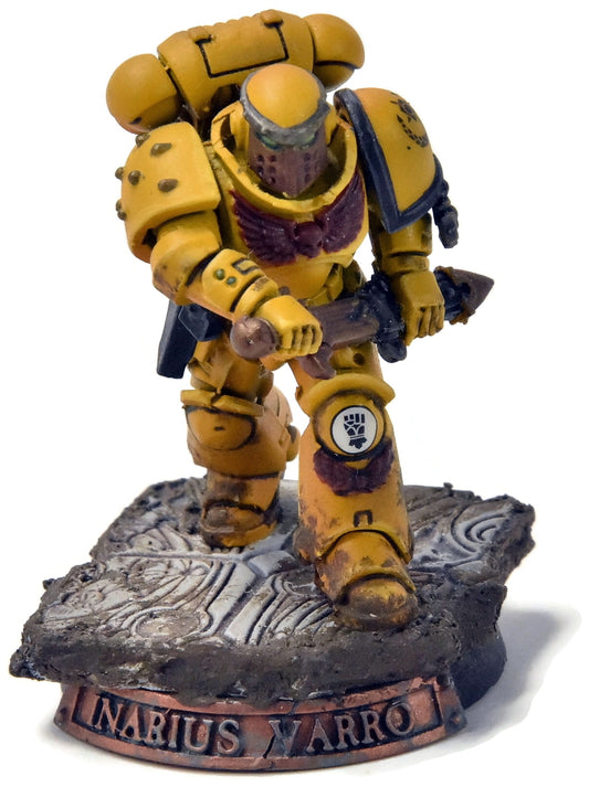 IMPERIAL FISTS Primaris Captain Converted #2 PRO PAINTED Warhammer 40K