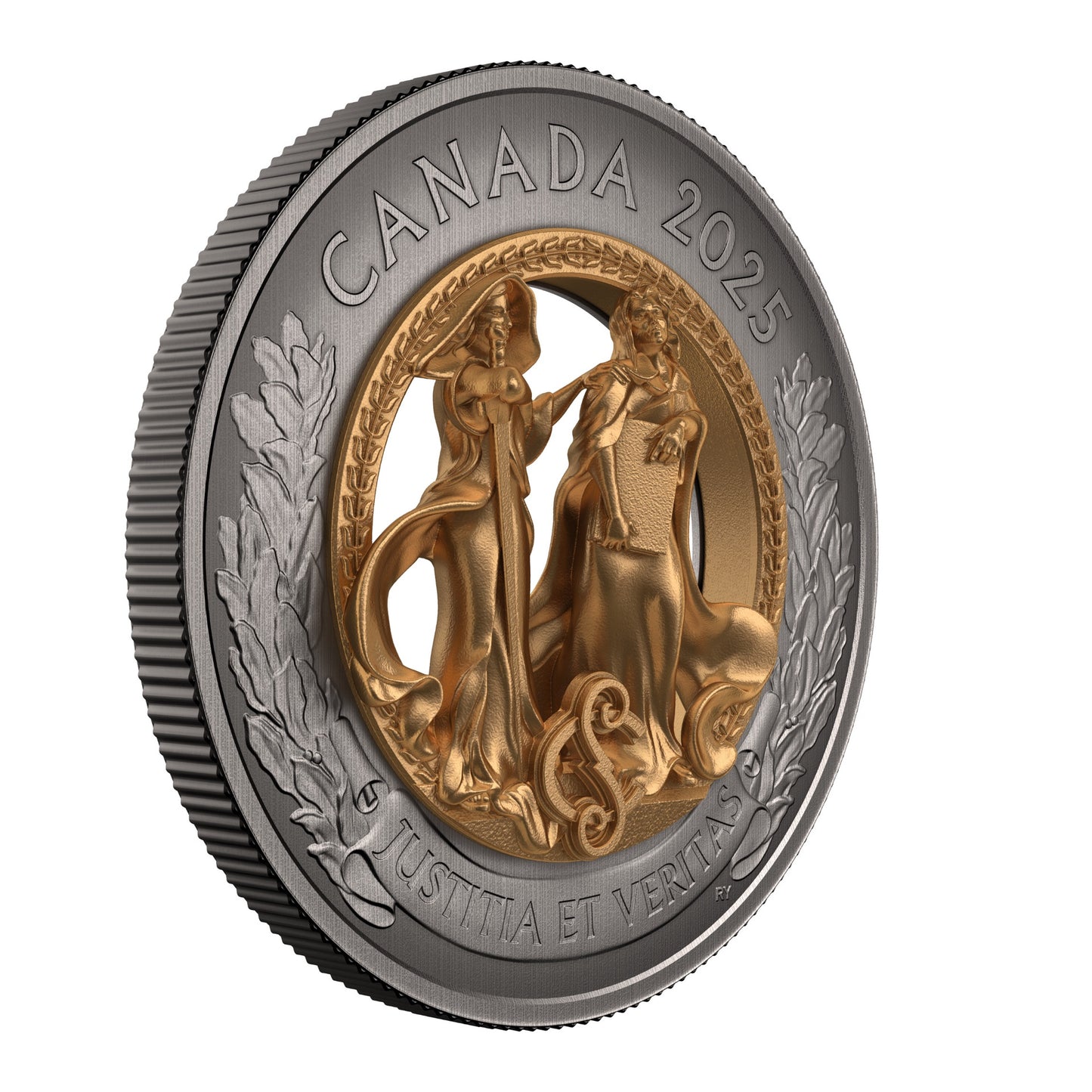 $50 Fine Silver Coin – Allegories of Justice and Truth