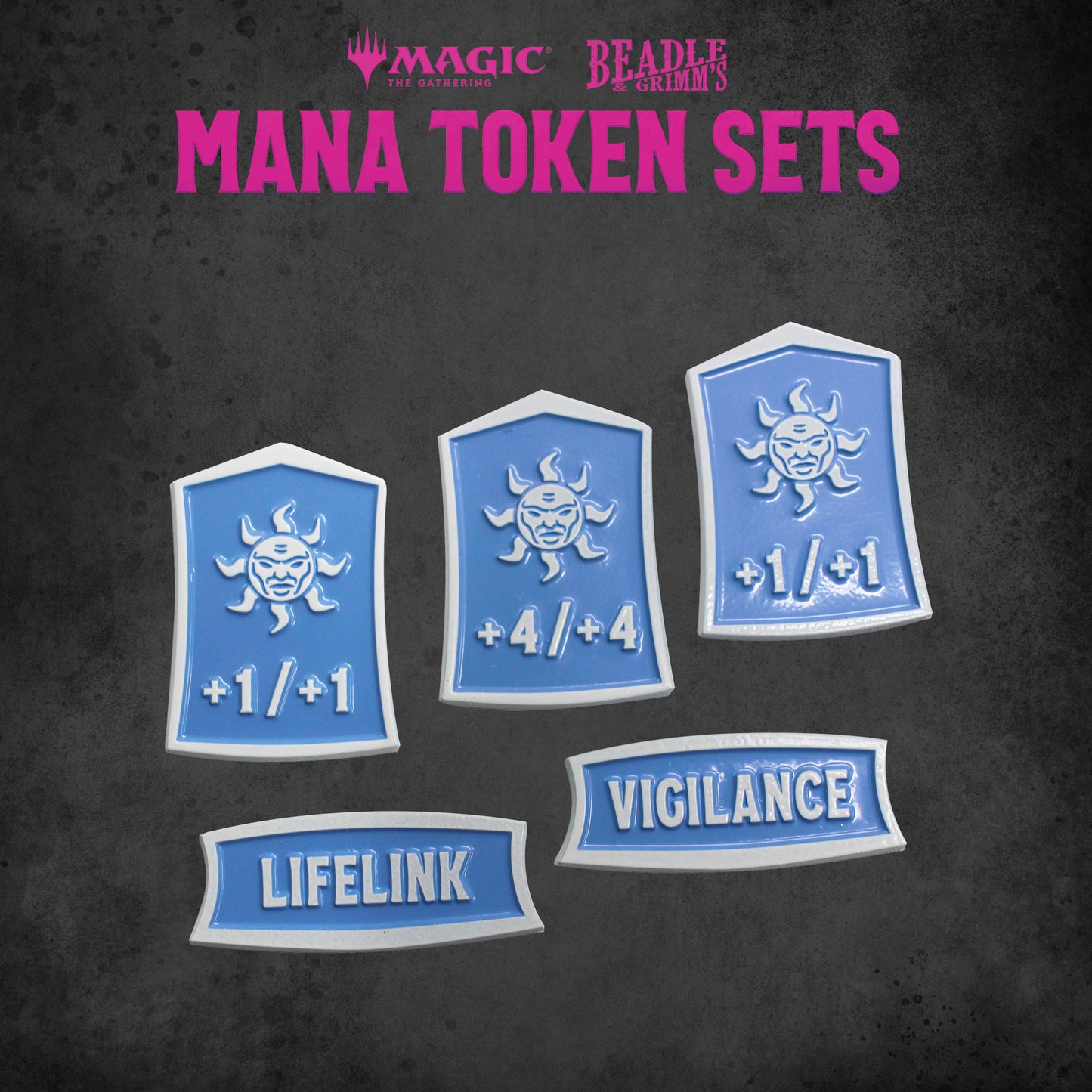 Beadle & Grimms Mtg Mana Token Set White