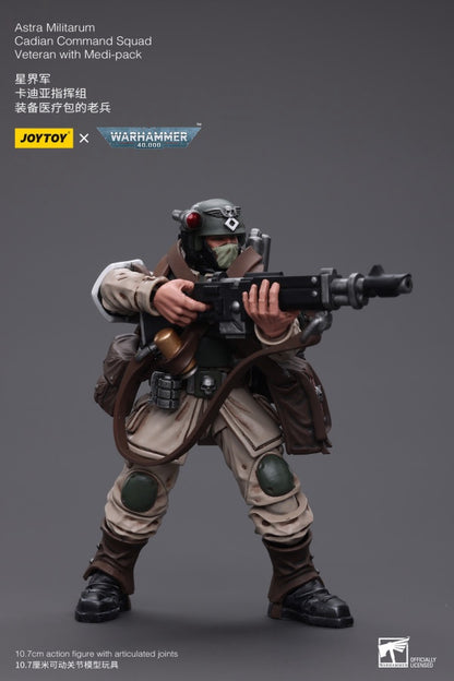 Cadian Command Squad Veteran with Medi-pack Astra Militarum Joy Toy