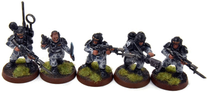ASTRA MILITARIUM 10 Cadian Shock Troops #17 WELL-PAINTED Warhammer 40K