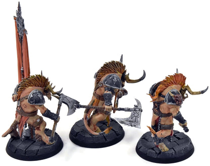 SLAVES TO DARKNESS 3 Ogroid Theridons #1 WELL PAINTED Warhammer Sigmar