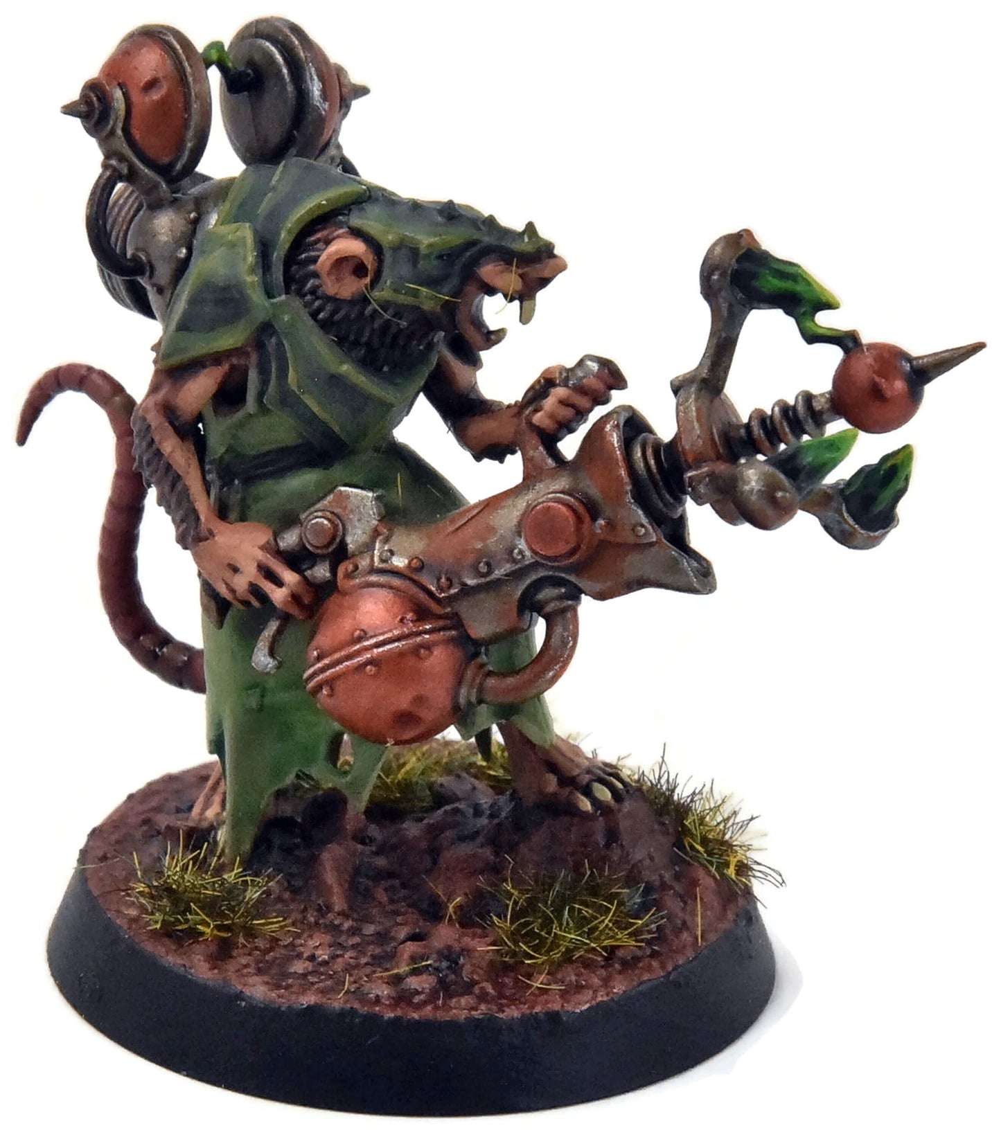 SKAVEN Warlock Galvaneer PRO PAINTED Warhammer Sigmar 5048