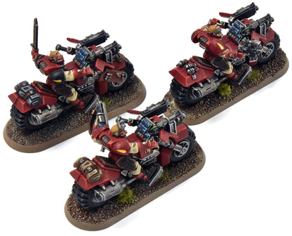 BLOOD ANGELS 3 Scouts Bike #2 PRO PAINTED Warhammer 40K Bikes