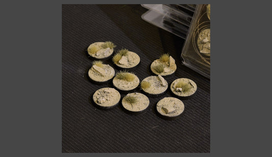 Arid Steppe Bases Round 25mm (10)