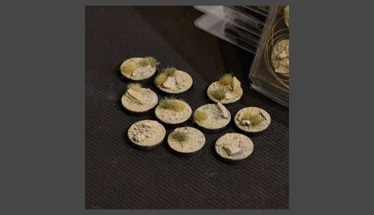Arid Steppe Bases Round 25mm (10)