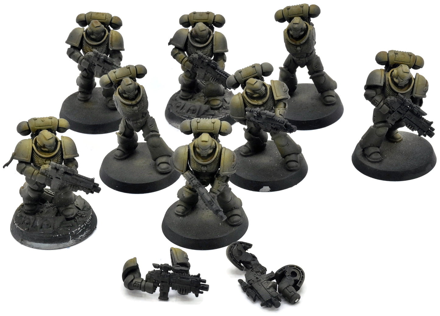 SPACE MARINES 8 Intercessors #1 Warhammer 40K Salamanders