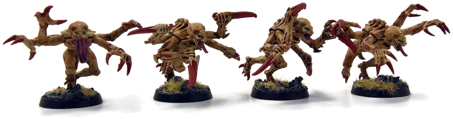 TYRANIDS 8 Genestealers #4 WELL PAINTED Warhammer 40K