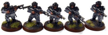 ASTRA MILITARIUM 10 Cadian Shock Troops #14 WELL-PAINTED Warhammer 40K