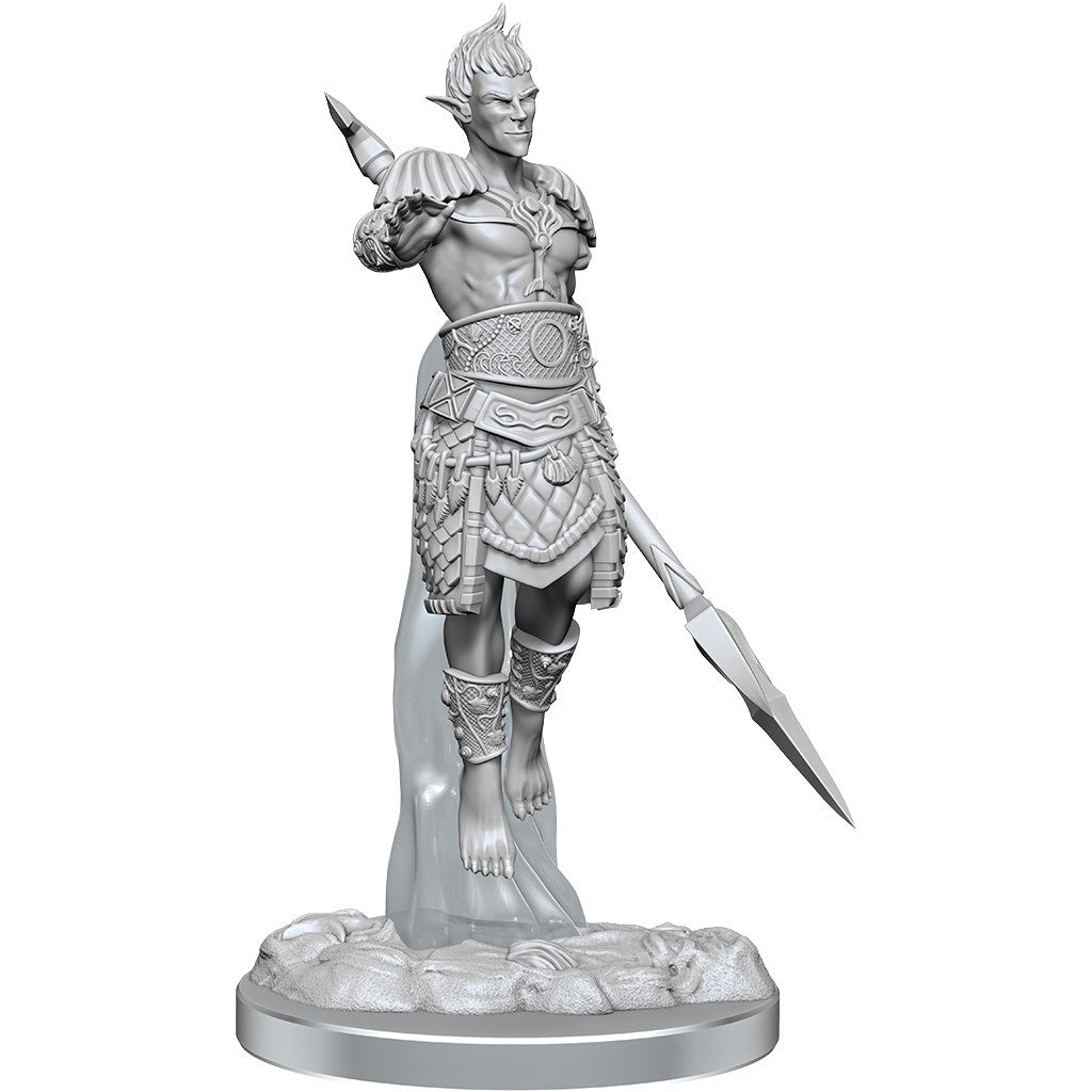 D&d Unpainted Minis Wv20 Sea Elf Fighters