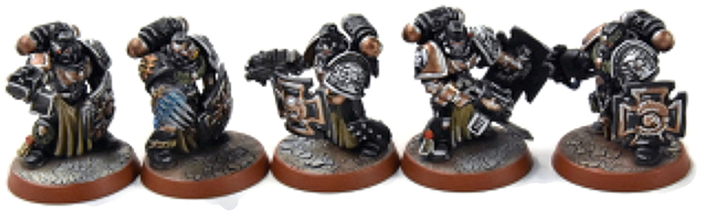 SPACE MARINES 5 Veterans #10 PRO PAINTED Warhammer 40K