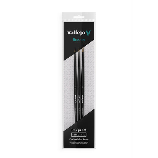 Vallejo - Natural Hair Brush Design Set (VAL-B01991)