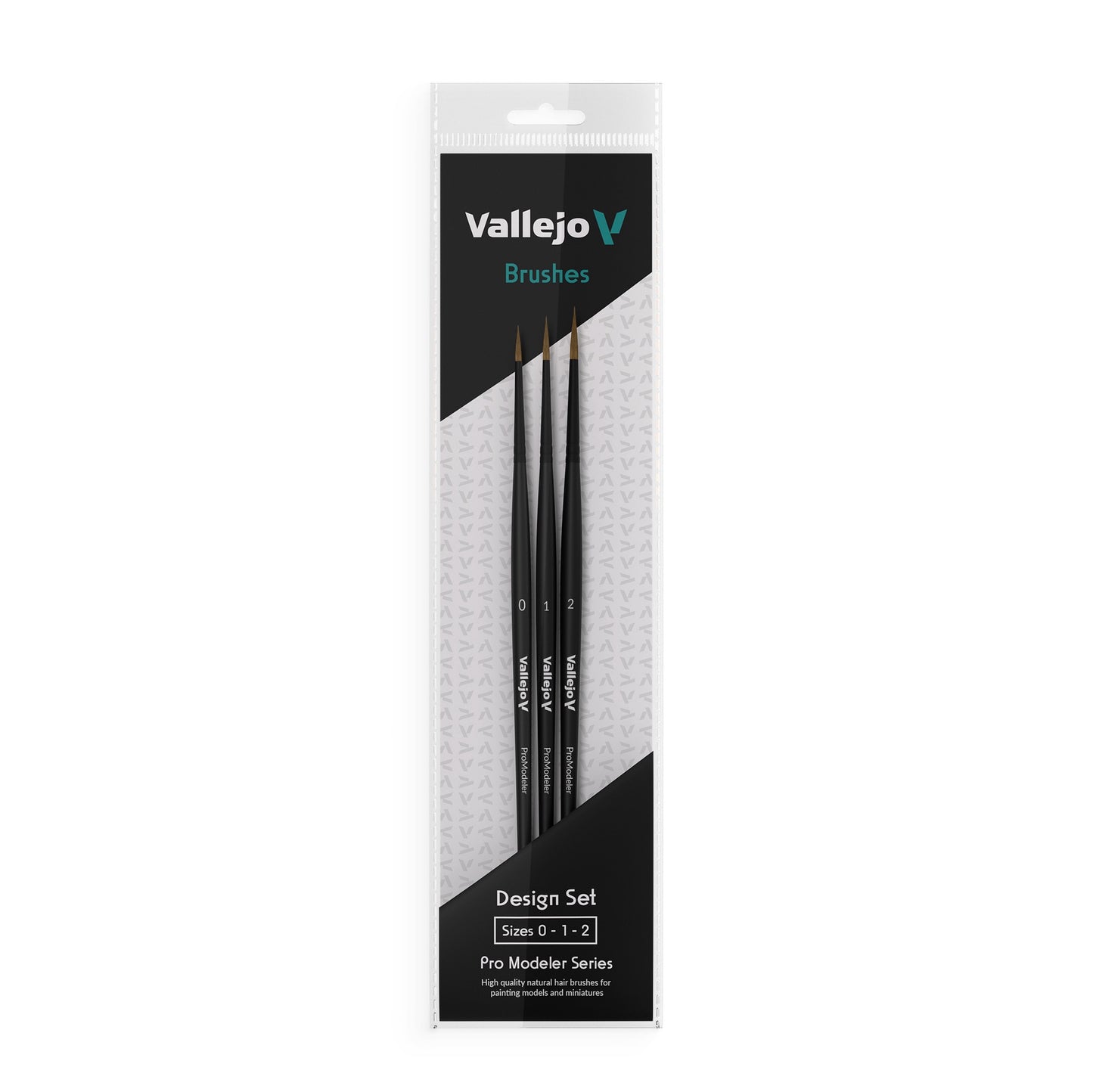 Vallejo - Natural Hair Brush Design Set (VAL-B01991)