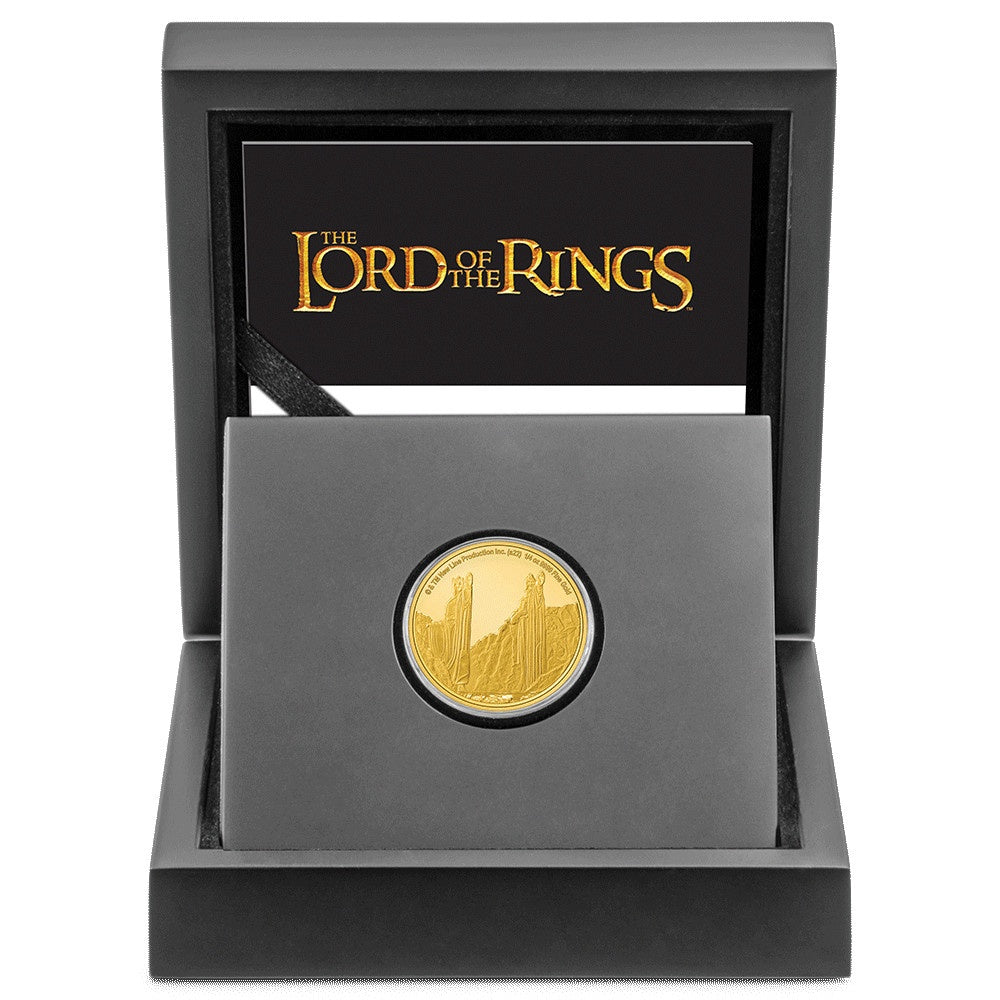 AGORO Warner LOTR - Middle Earth - Argonath 1/4oz Gold 2023
