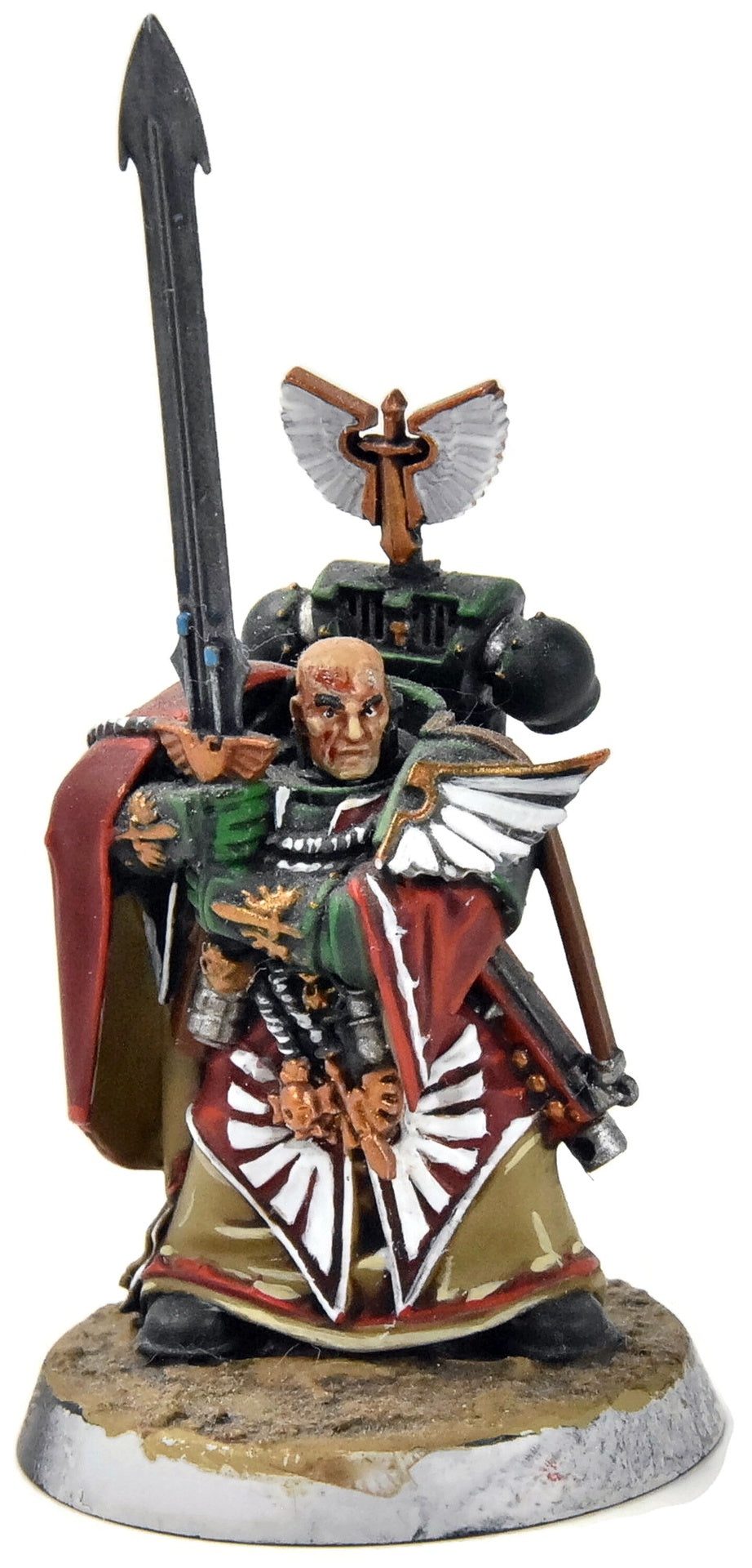 DARK ANGELS Chapter Master #1 WELL PAINTED Warhammer 40K 6259