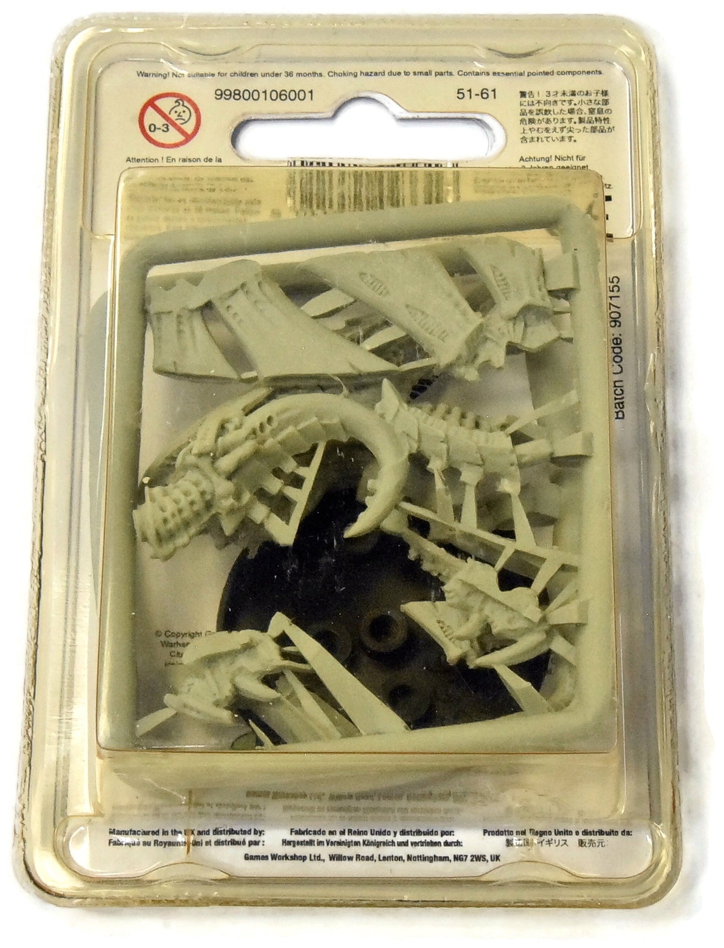 TYRANIDS Zoanthrope #1 Still in box Warhammer 40K FINECAST CANADA ONLY