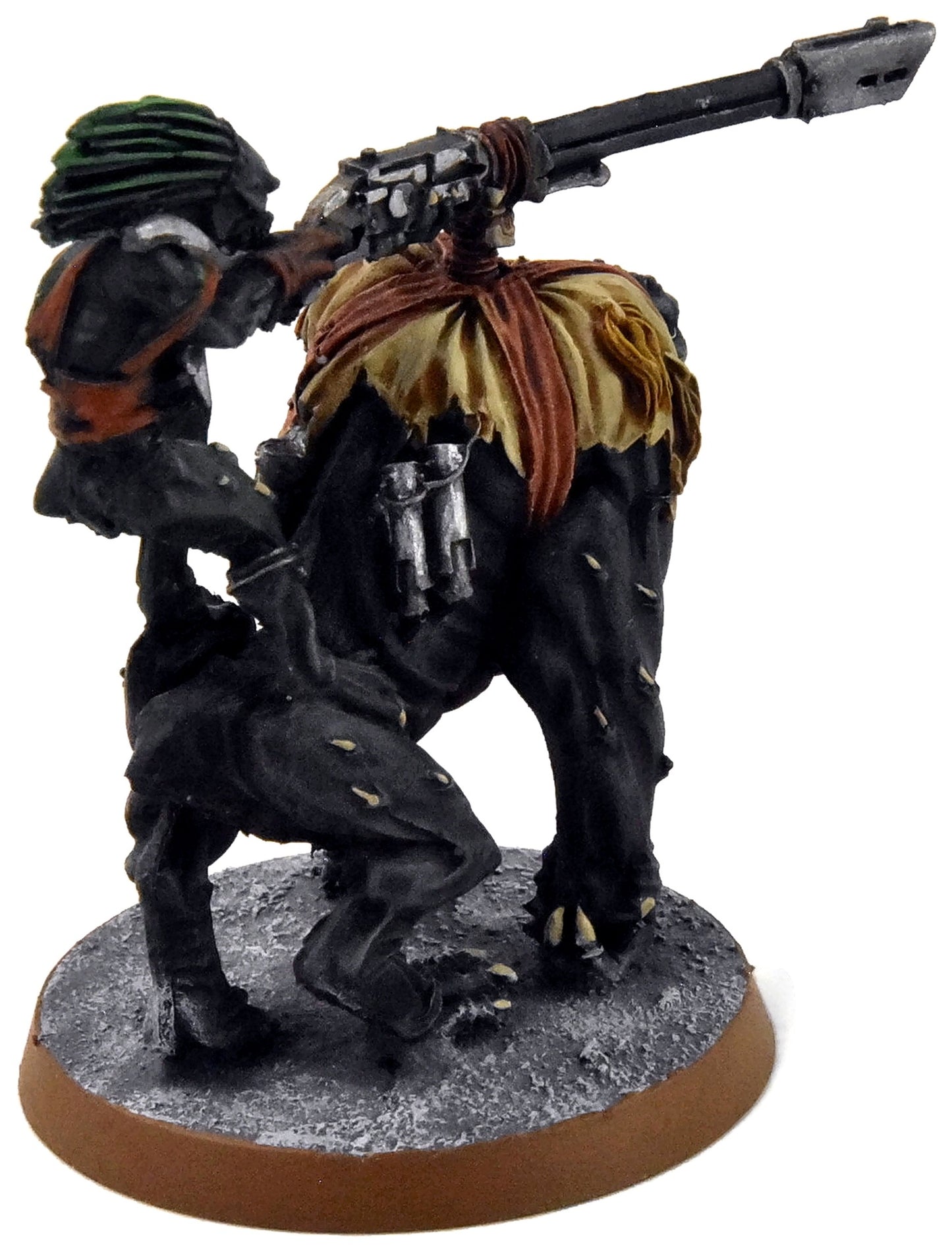TAU EMPIRE Krootox Rider #2 OOP WELL PAINTED Warhammer 40K Finecast