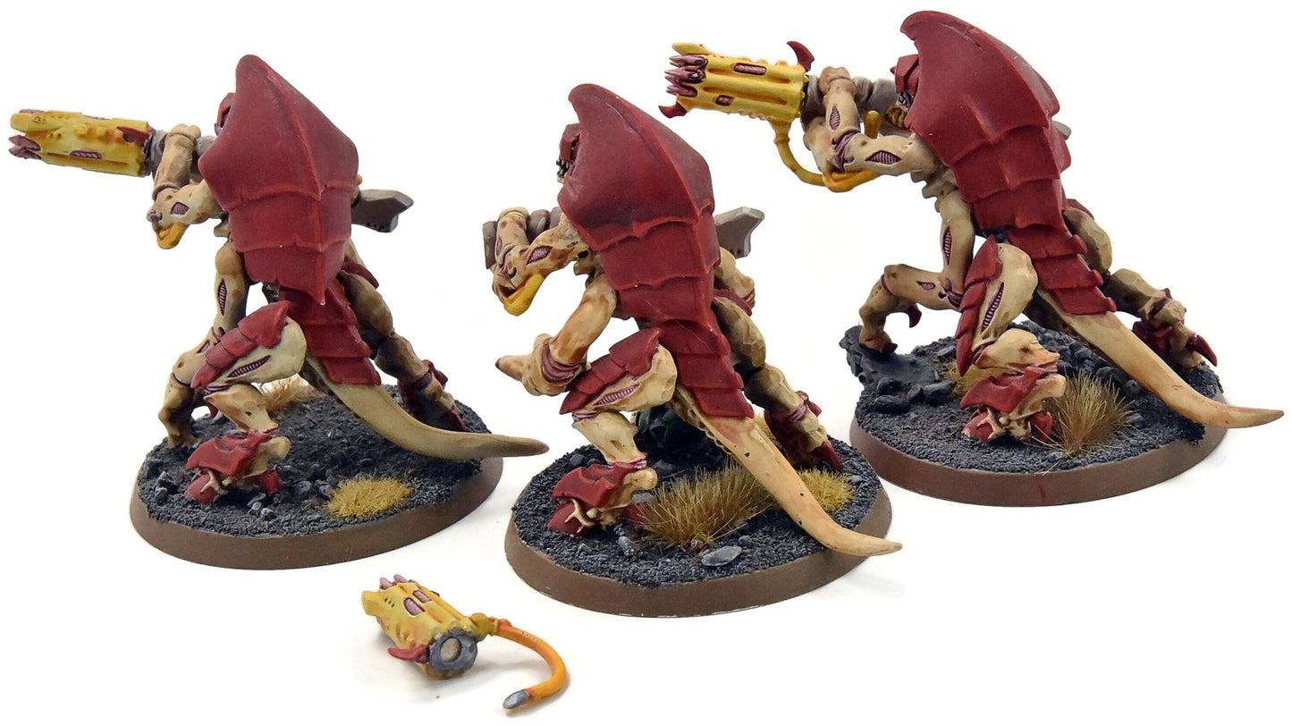 TYRANIDS 3 Hive Guards #1 Warhammer 40K WELL PAINTED