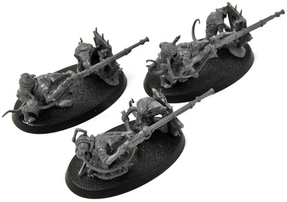 SKAVEN 3 Warplock Jezzails #1 Warhammer Sigmar Skaventide