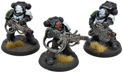 SPACE MARINES 3 Primaris Eradicators #1 WELL PAINTED 40K Raven Guard