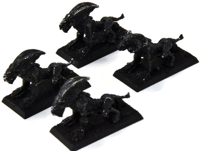 CHAOS DAEMONS 4 Mordheim Warhounds #2 METAL Warhammer Fantasy