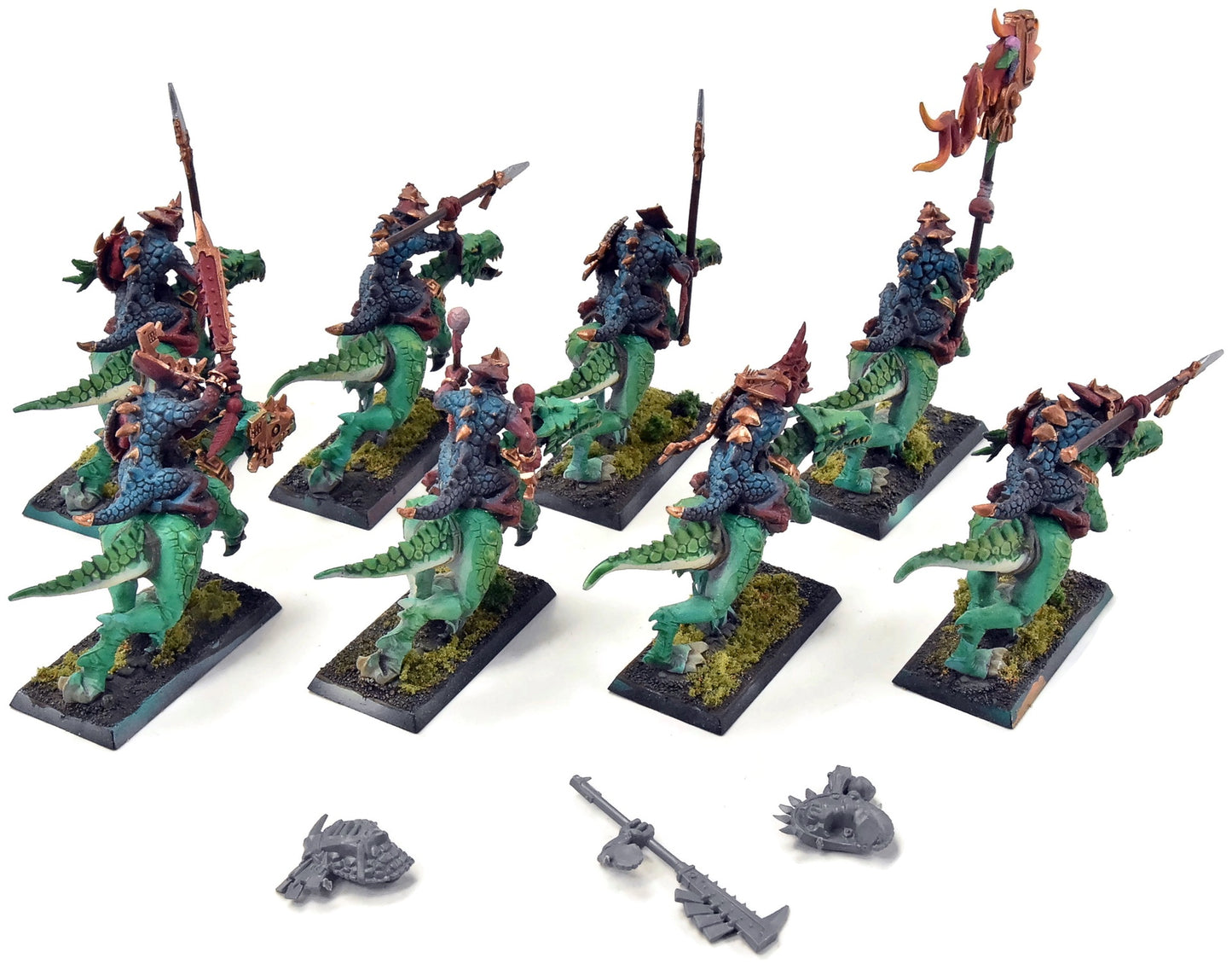 LIZARDMEN 8 Saurus Knight #1 Warhammer Fantasy