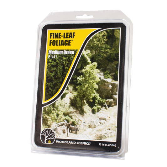 Woodland Scenics Fine Leaf - Medium green (75 Cu.In.) F1131