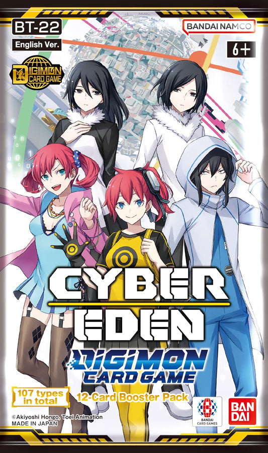 Digimon CG Bt22 Cyber Eden Booster Pack