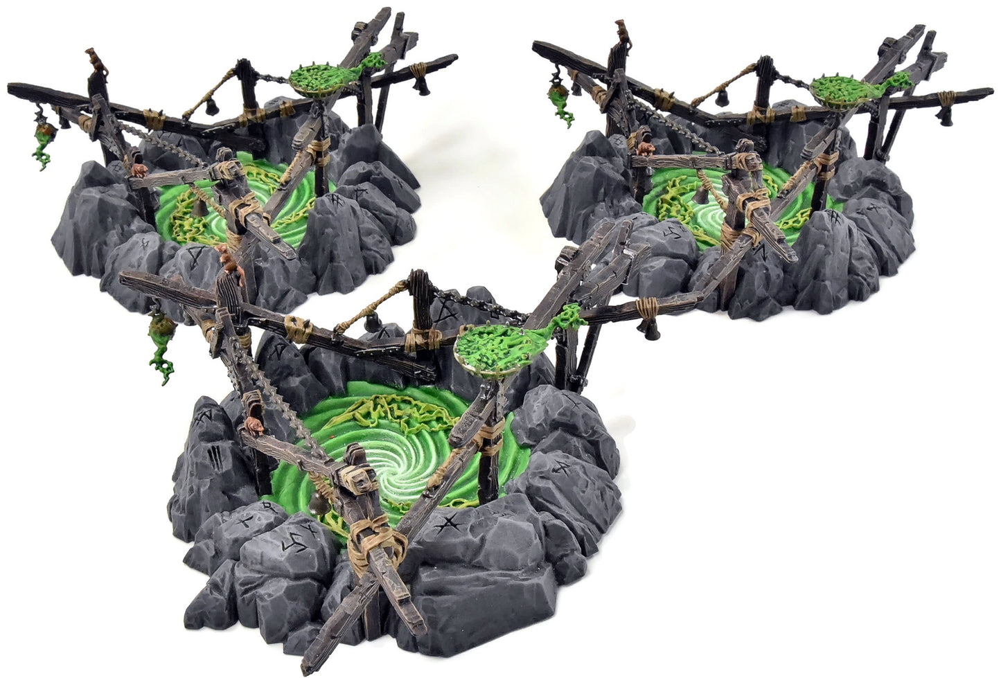 SKAVEN 3 Gnawholes #1 COMMISSION PRO PAINTED Sigmar 5147