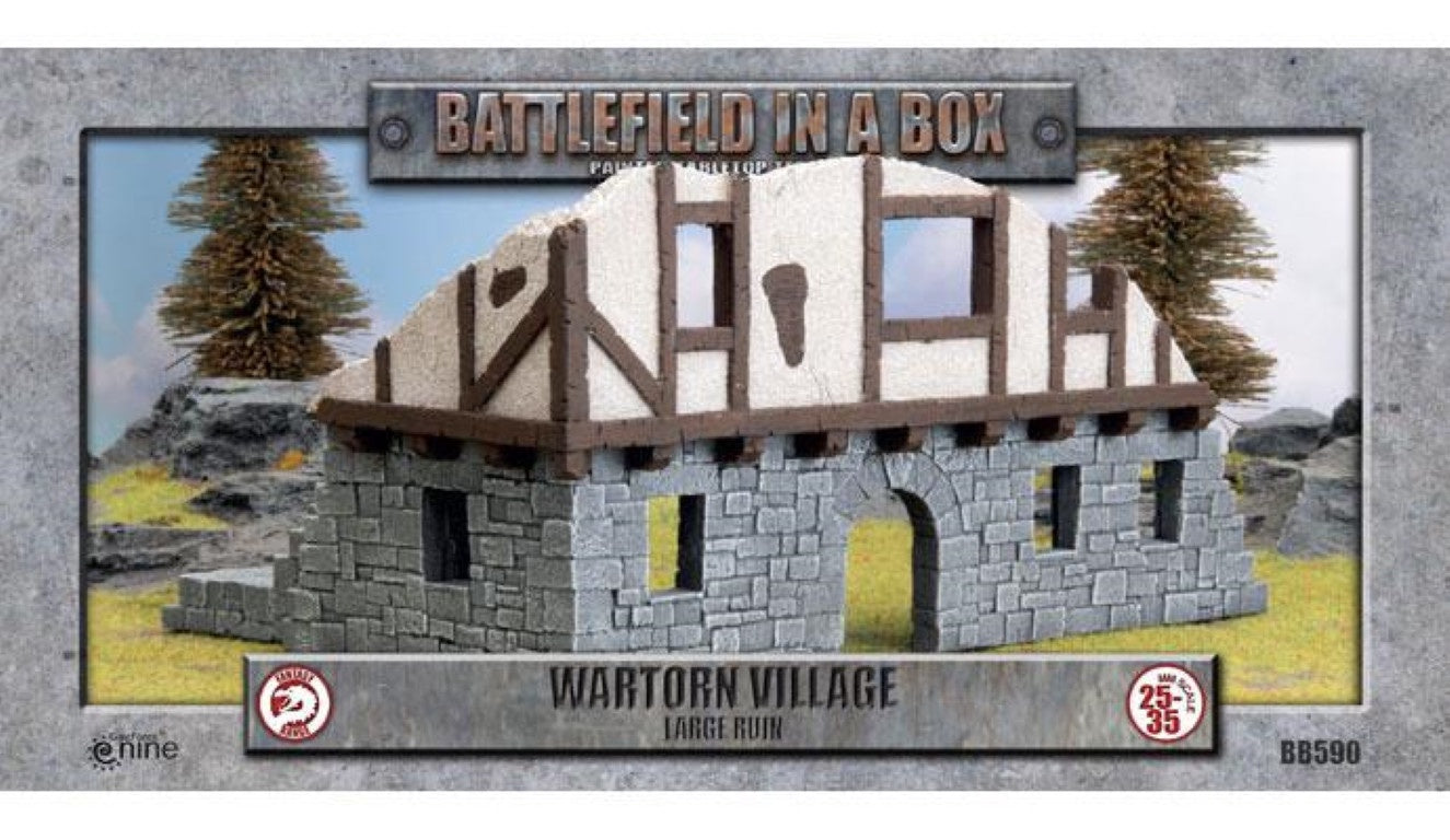 Battlefield in a Box - Wartorn Village Large Ruin