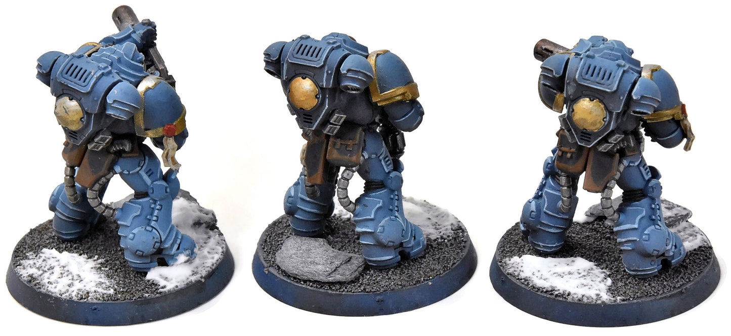 SPACE MARINES 3 Eradicators #1 WELL PAINTED Warhammer 40K