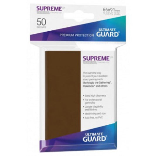 Ultimate Guard Sleeves Supreme Ux Brown 50Ct