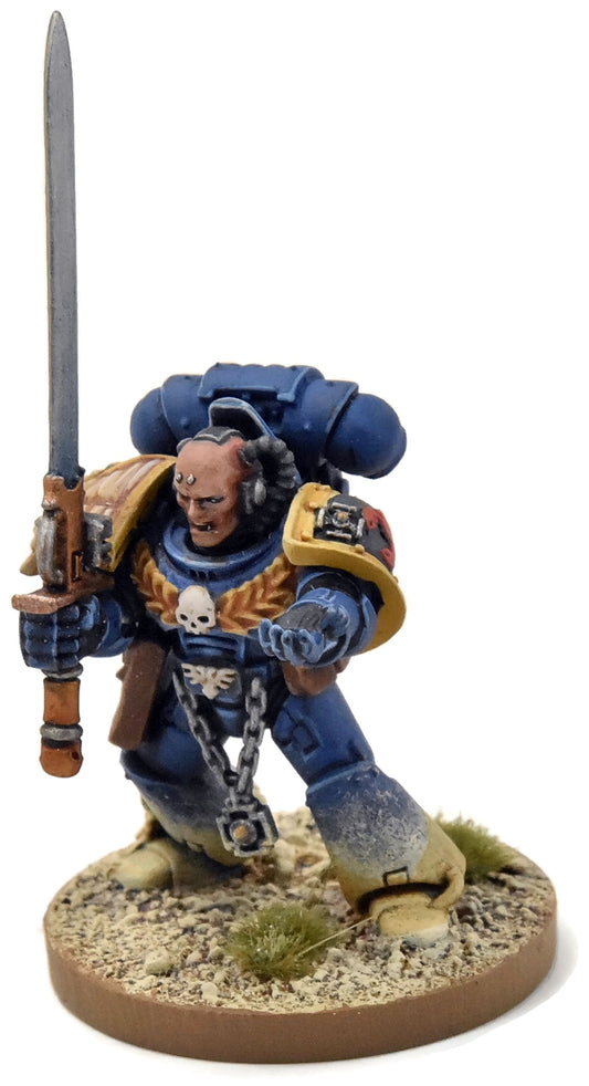 SPACE MARINES Librarian Converted #3 Captain 40K PRO PAINTED