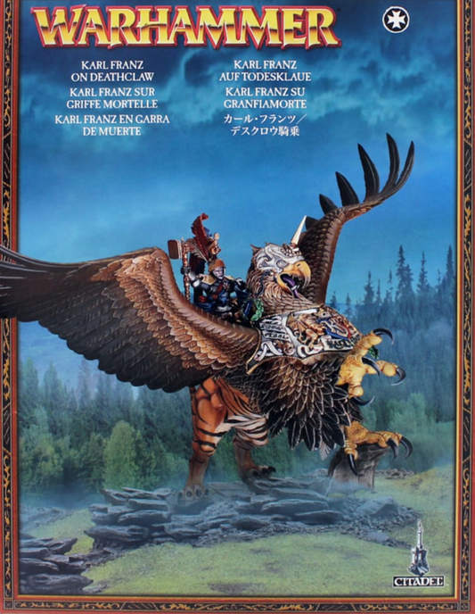 Warhammer Fantasy Karl Franz On Deathclaw (Fantasy Colored Box)
