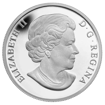 2013 O Canada - The Beaver 1/2 oz Fine Silver Coin