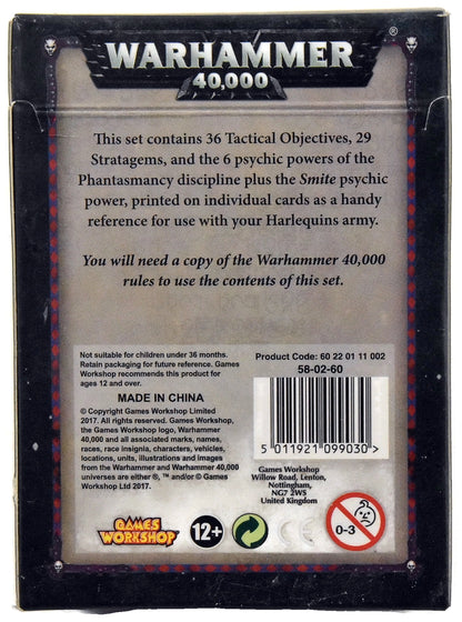 HARLEQUINS Datacards Warhammer Warhammer 40K
