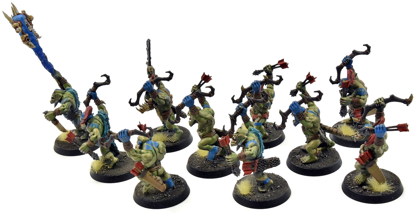 ORRUK WARCLANS 10 Savage Orruk Arrowboys #1 WELL PAINTED Sigmar