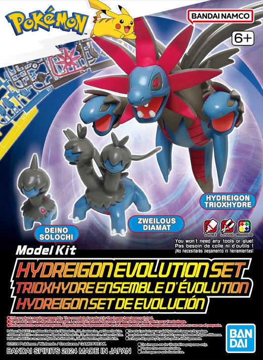 Bandai Pokémon Model Kit Hydreigon Evolution Set