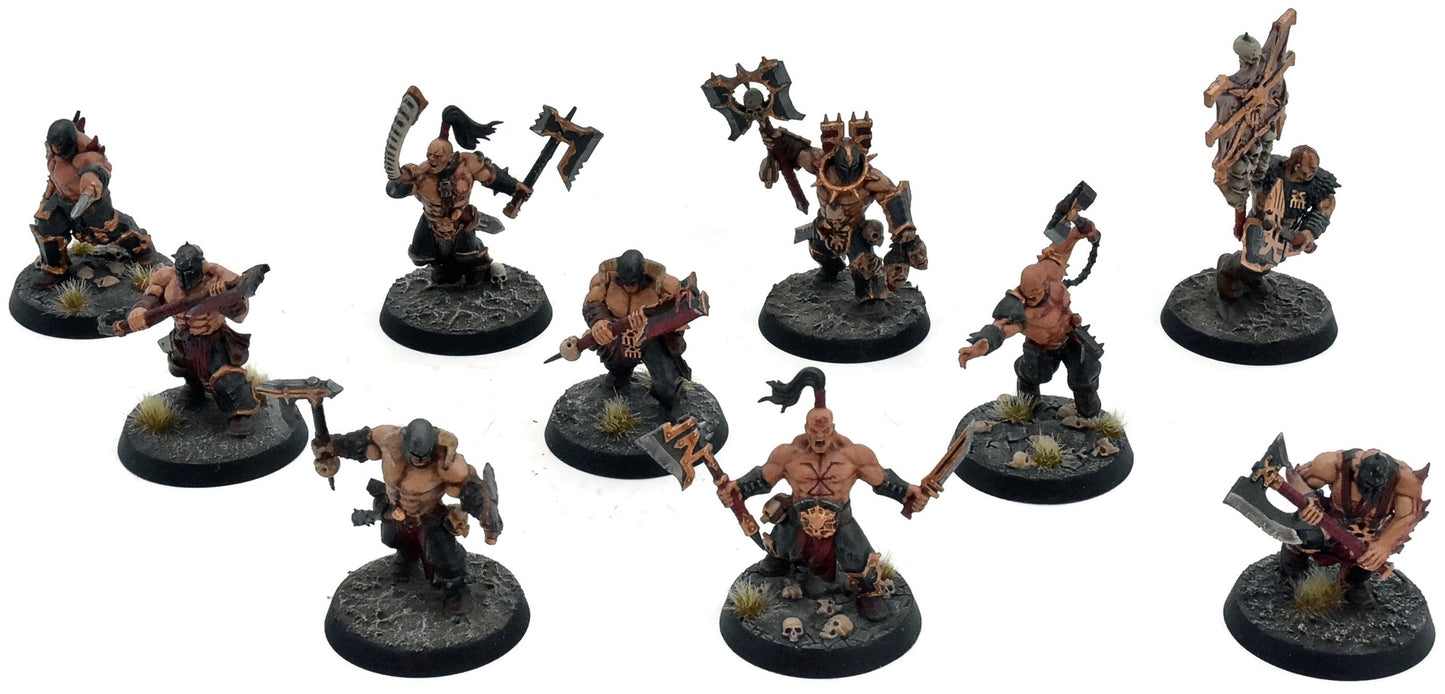 BLADES OF KHORNE 10 Bloodreavers #5 Warhammer Sigmar WELL PAINTED