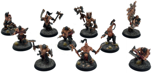 BLADES OF KHORNE 10 Bloodreavers #5 Warhammer Sigmar WELL PAINTED