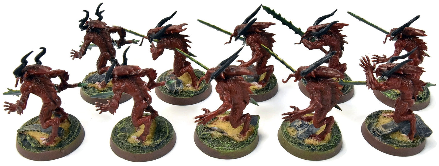 BLADES OF KHORNE 10 Bloodletters #5 WELL PAINTED Sigmar