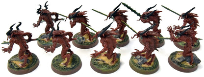 BLADES OF KHORNE 10 Bloodletters #5 WELL PAINTED Sigmar