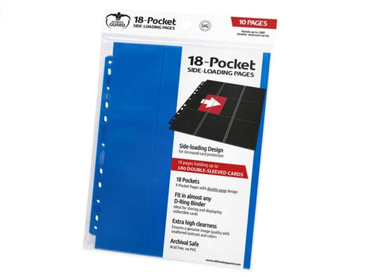 Ultimate Guard Supreme Pages Side-Loading 18Pkt Blue 10Ct