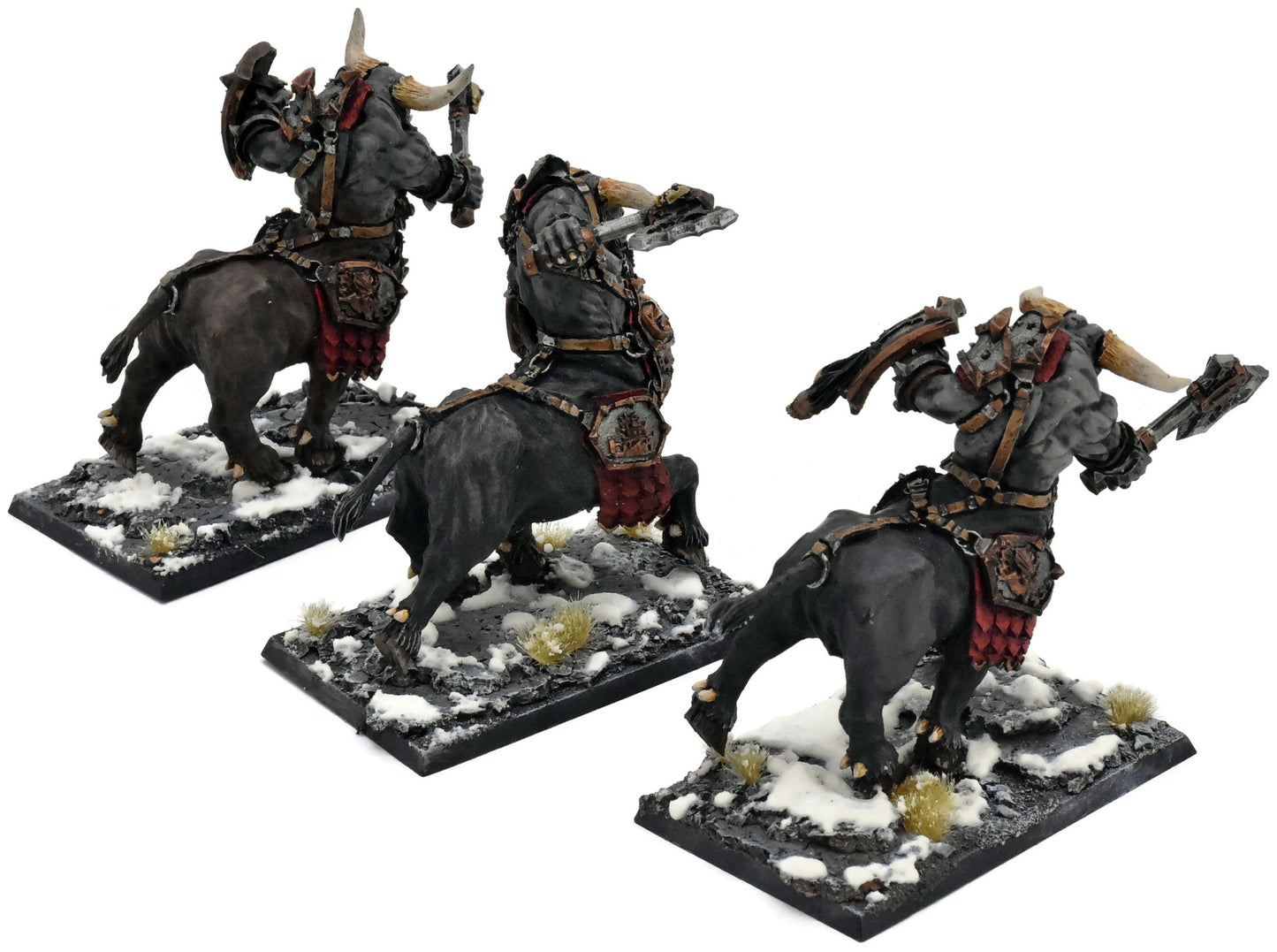 CHAOS DWARFS 3 Bull Centaur Renders #1 FORGE WORLD WELL PAINTED Fantasy