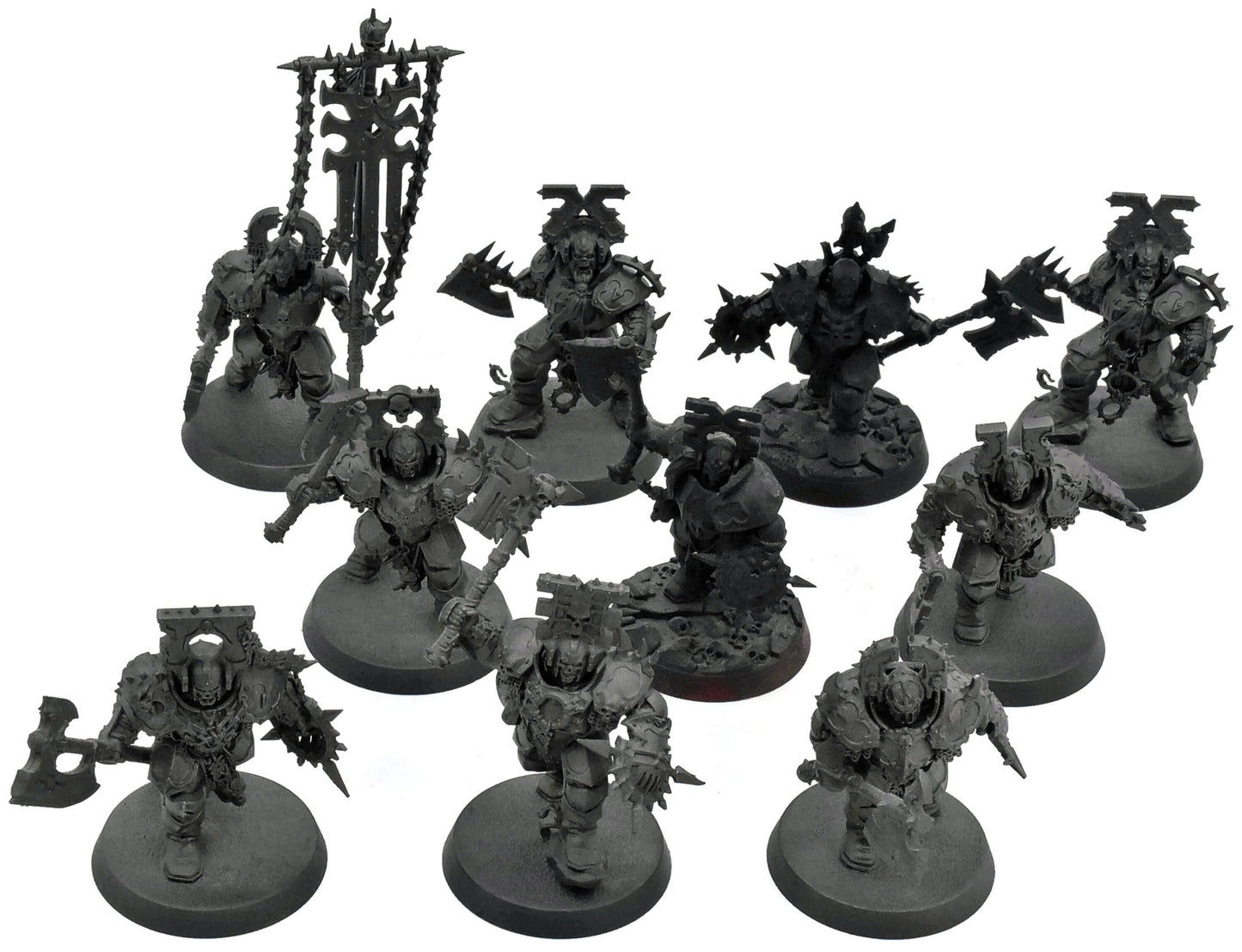 BLADES OF KHORNE 10 Blood Warriors #5 Warhammer Sigmar WELL PAINTED