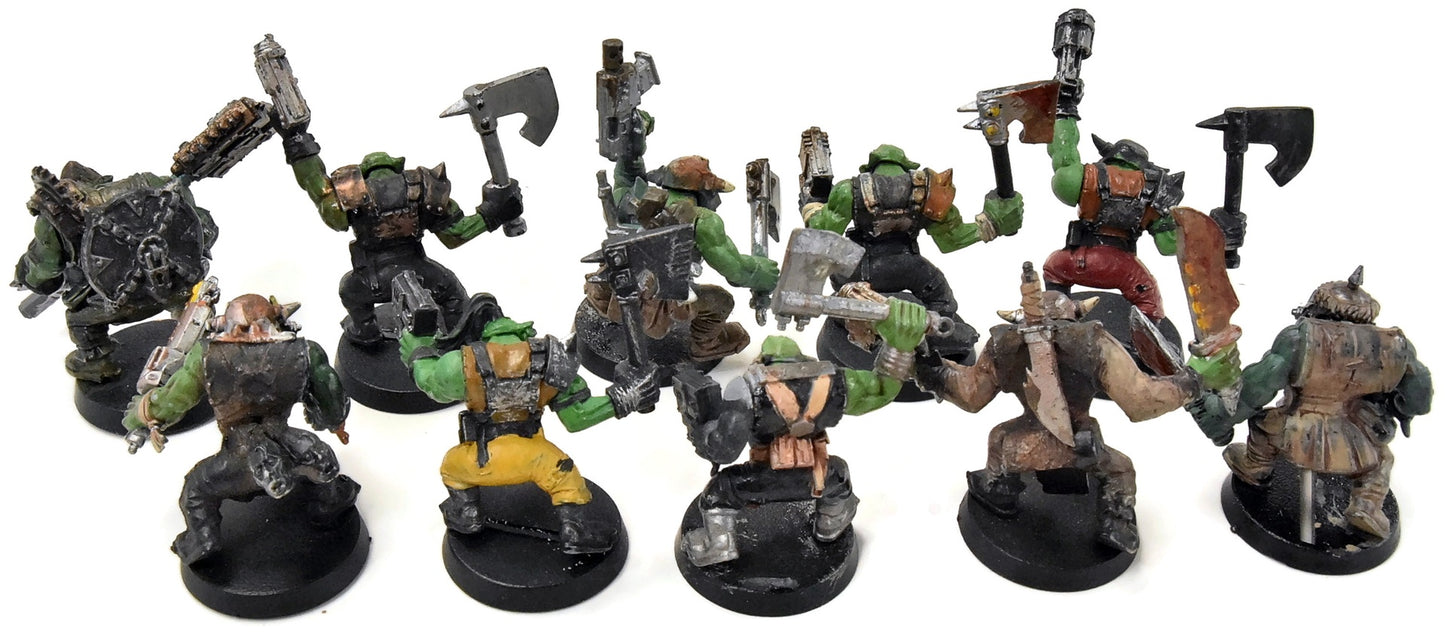 ORKS 10 ork boyz #1 Warhammer 40K 1496