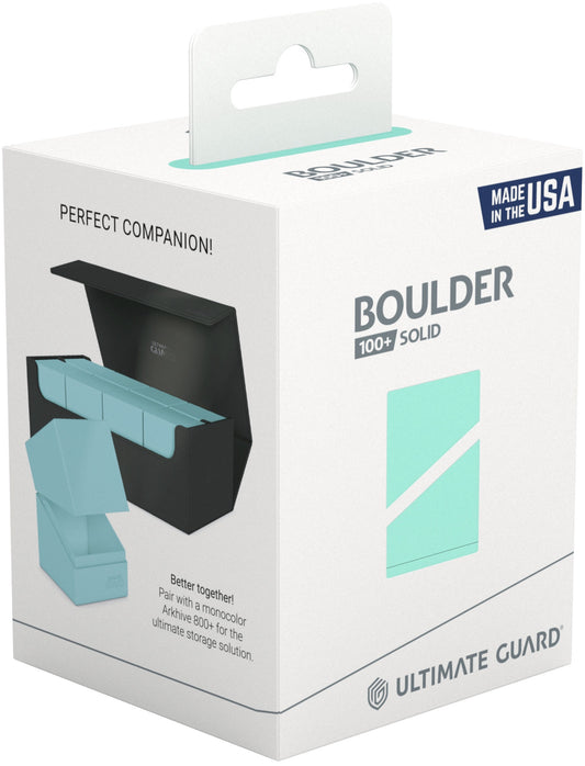 Ultimate Guard Deck Case Boulder 100+ Pastel Solid Mint Green